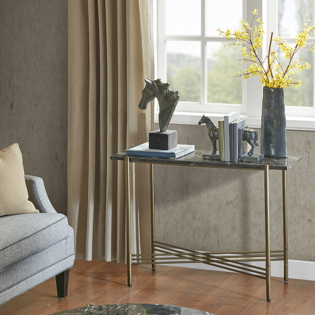 

Madison Park Signature - Rowen Console Table - Bronze - See below