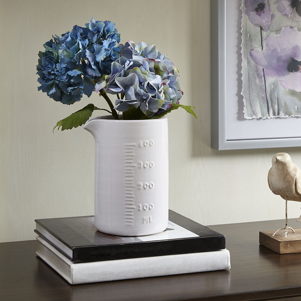 

Madison Park - Beaker Ceramic Vase - White - Extra Large