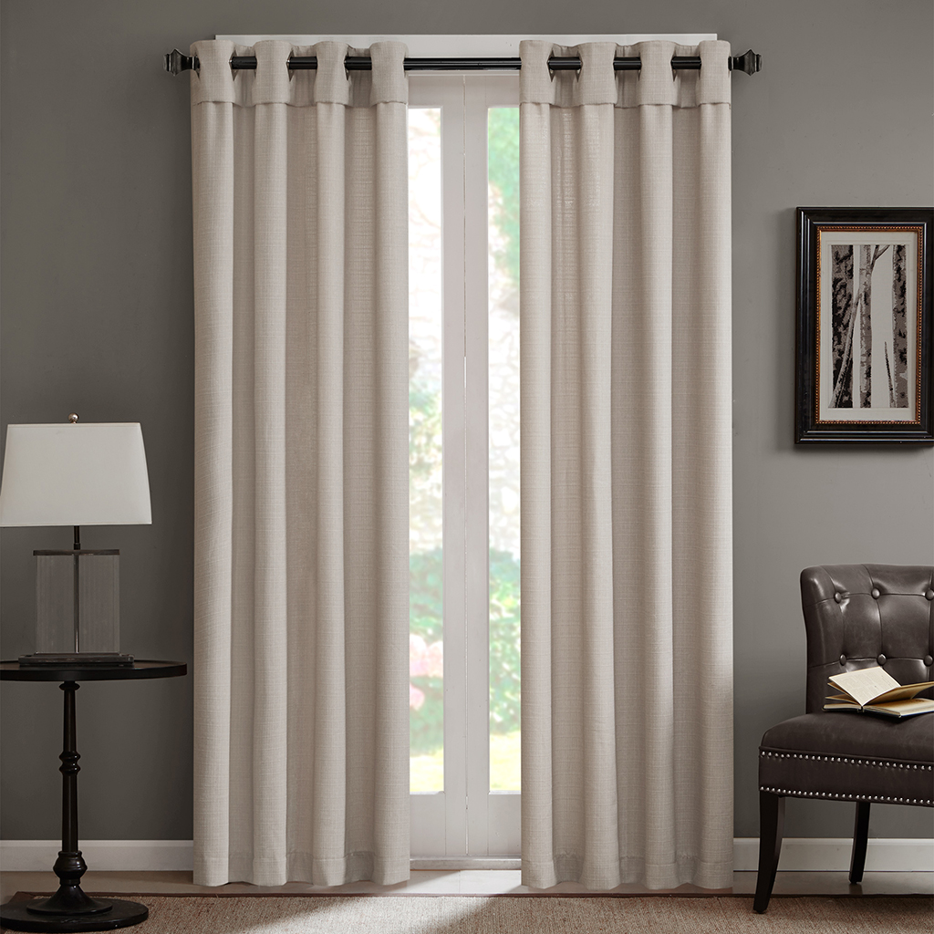 

Home Essence - Carlo Window Curtain Panel - Tan - 108" Panel
