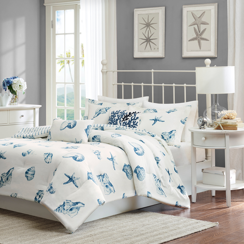 

Harbor House - Beach House Comforter Set - Blue - Twin