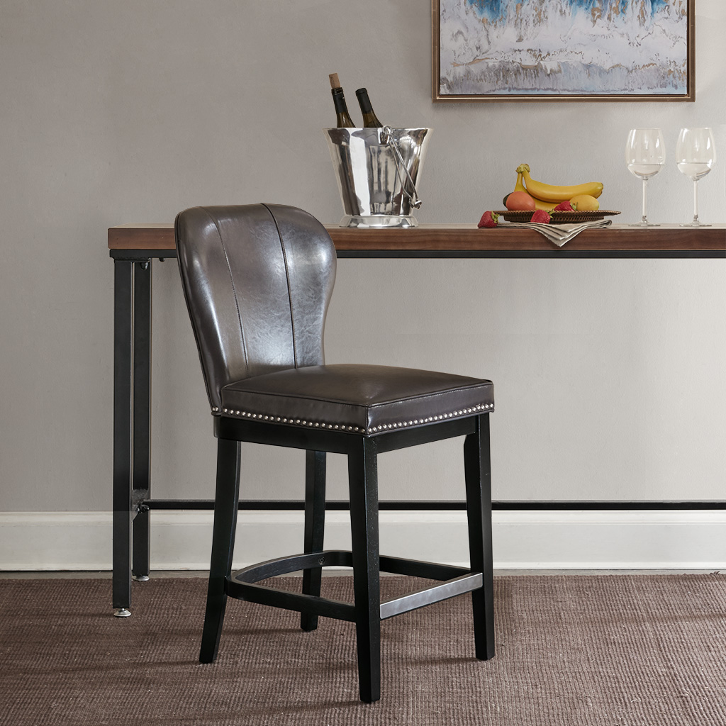 

Madison Park - Hilton Counter Stool - Grey/Black - See below