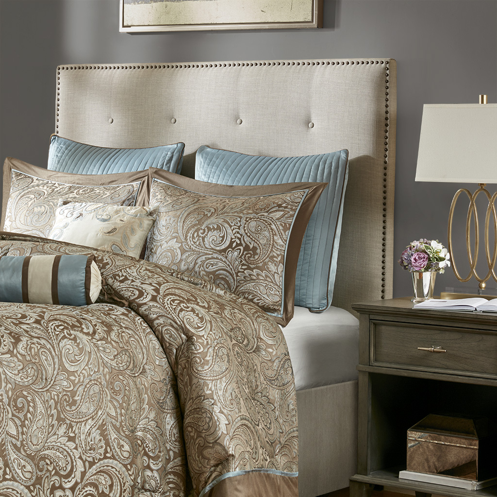 

Madison Park - Sloane Upholstery Headboard - Beige Multi - Queen