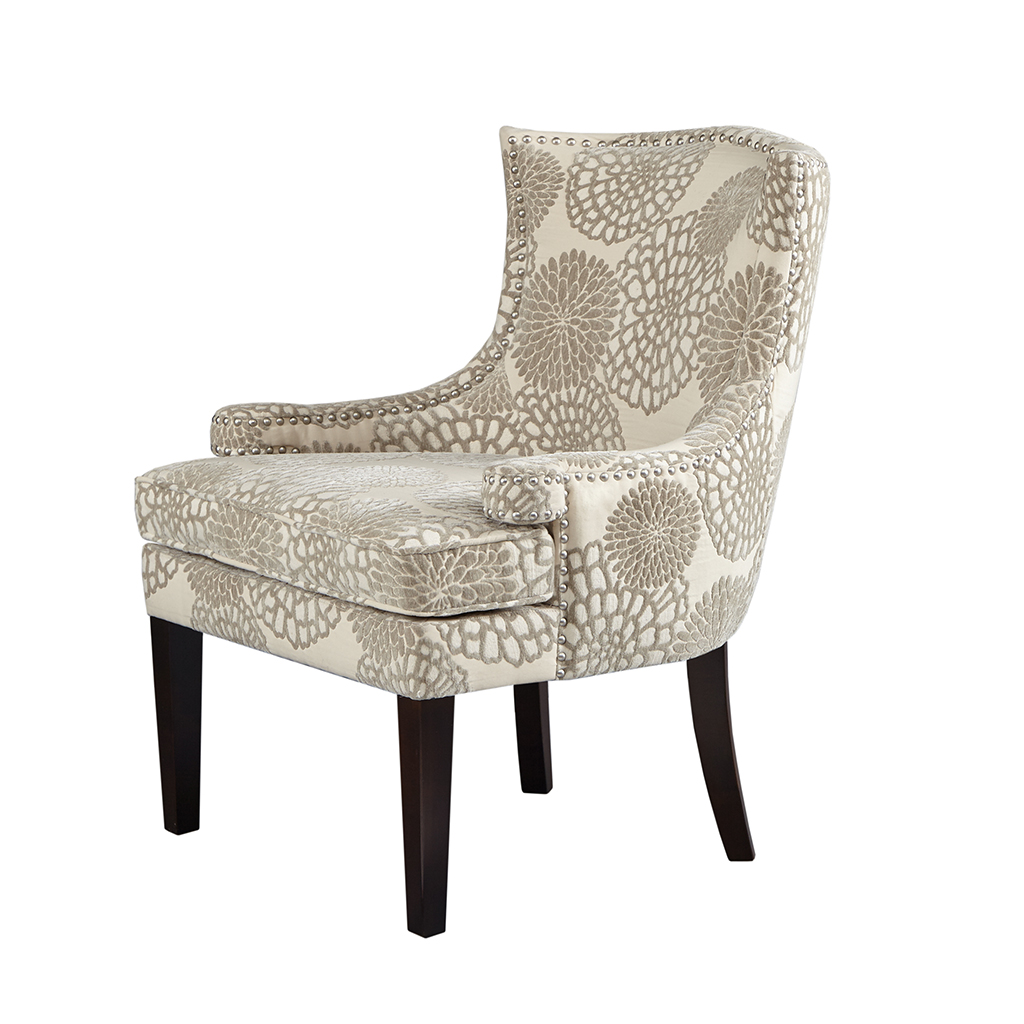 

Madison Park Signature - Flora Accent Chair - Multi Cream/Espresso - See below