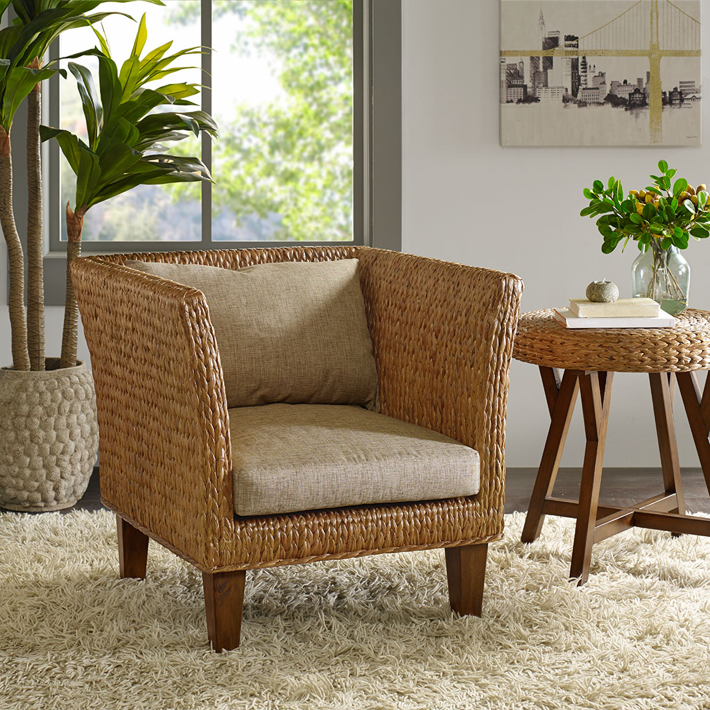 

INK+IVY - Seadrift Accent Chair - Brown - See below