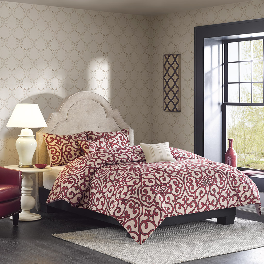 

Home Essence - Monica 5 Piece Comforter Set - Multi - King/Cal King
