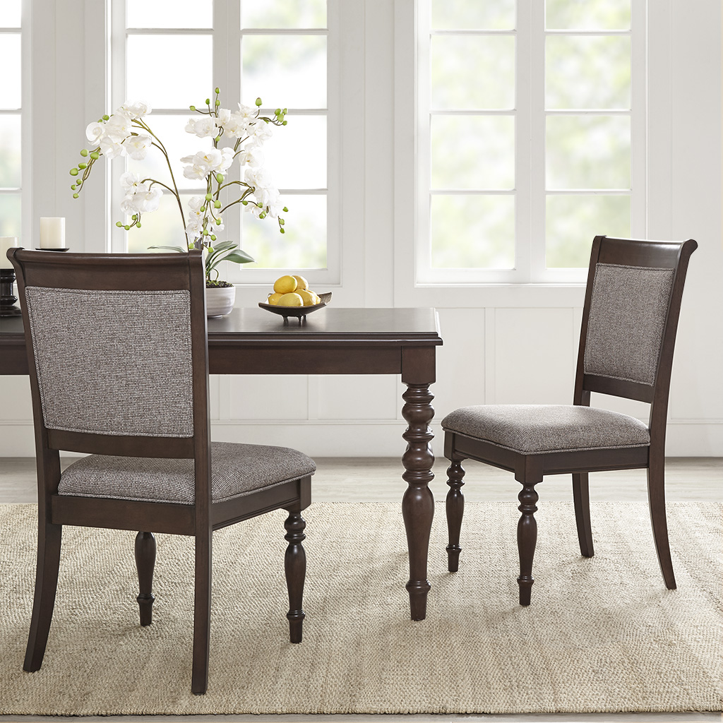 

Madison Park Signature - Beckett Dining Side Chair (Set of 2) - Morocco Brown - See below