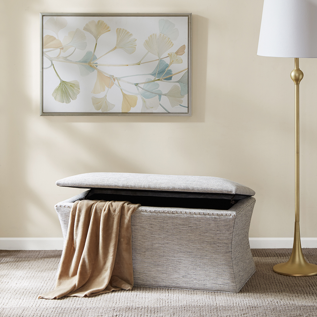 

Madison Park - Bijou Storage Bench - Grey Multi - See below