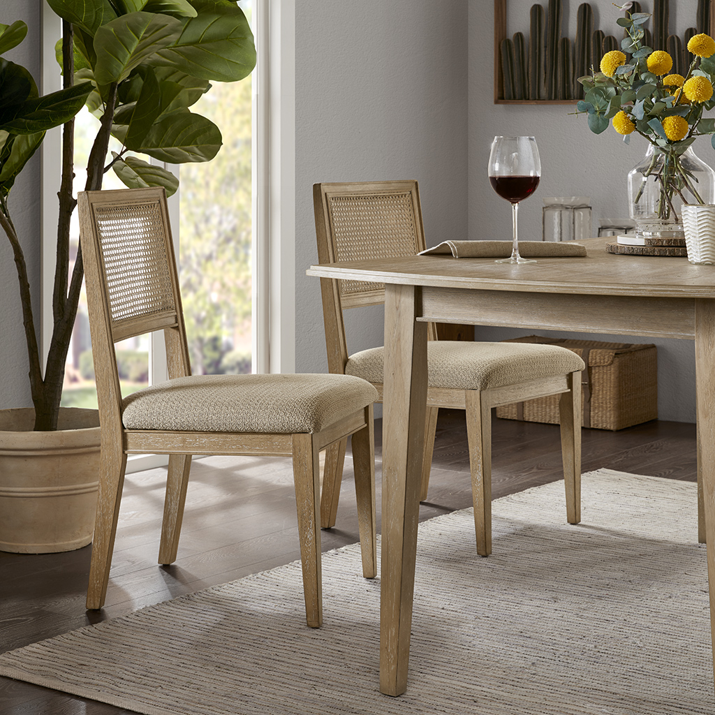 

INK+IVY - Kelly Dining Side Chair (Set of 2) - Light Brown - See below