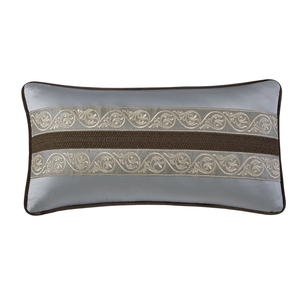 

Robert Allen - Vernay Oblong Pillow 11x21" - Grey - See below