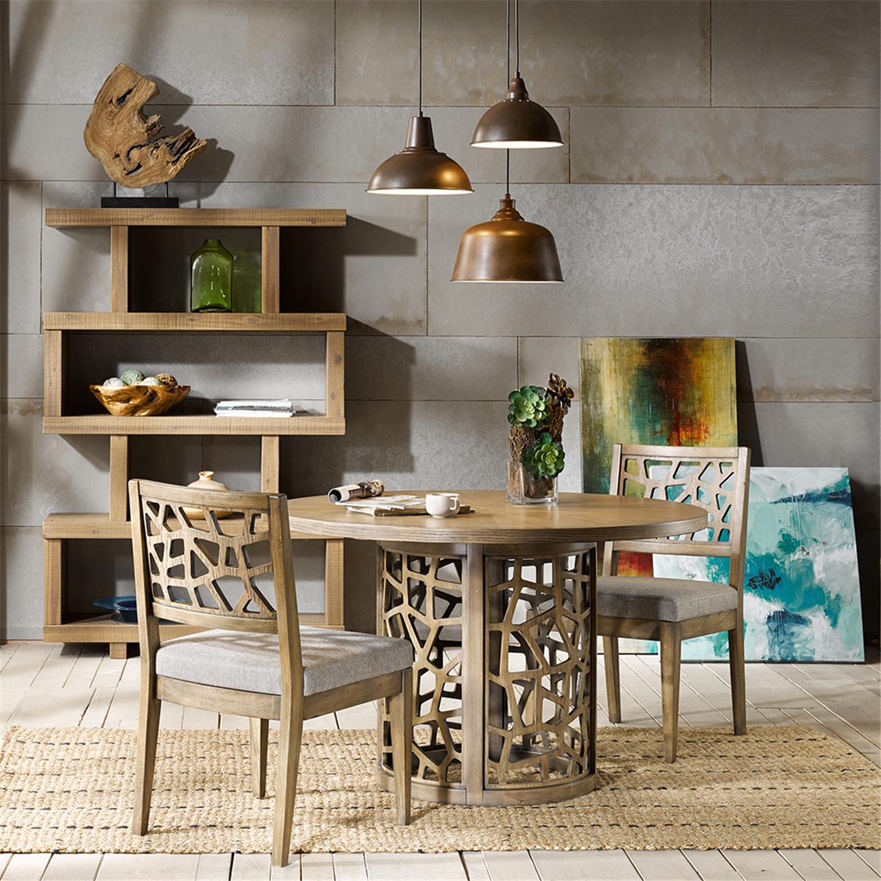 

INK+IVY - Crackle Dining Chair (Set of 2) - Light Grey - See below