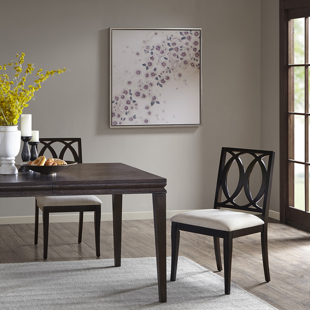 

Madison Park Signature - Cooper Dining Chair (Set of 2) - Linen/Ebony - See below