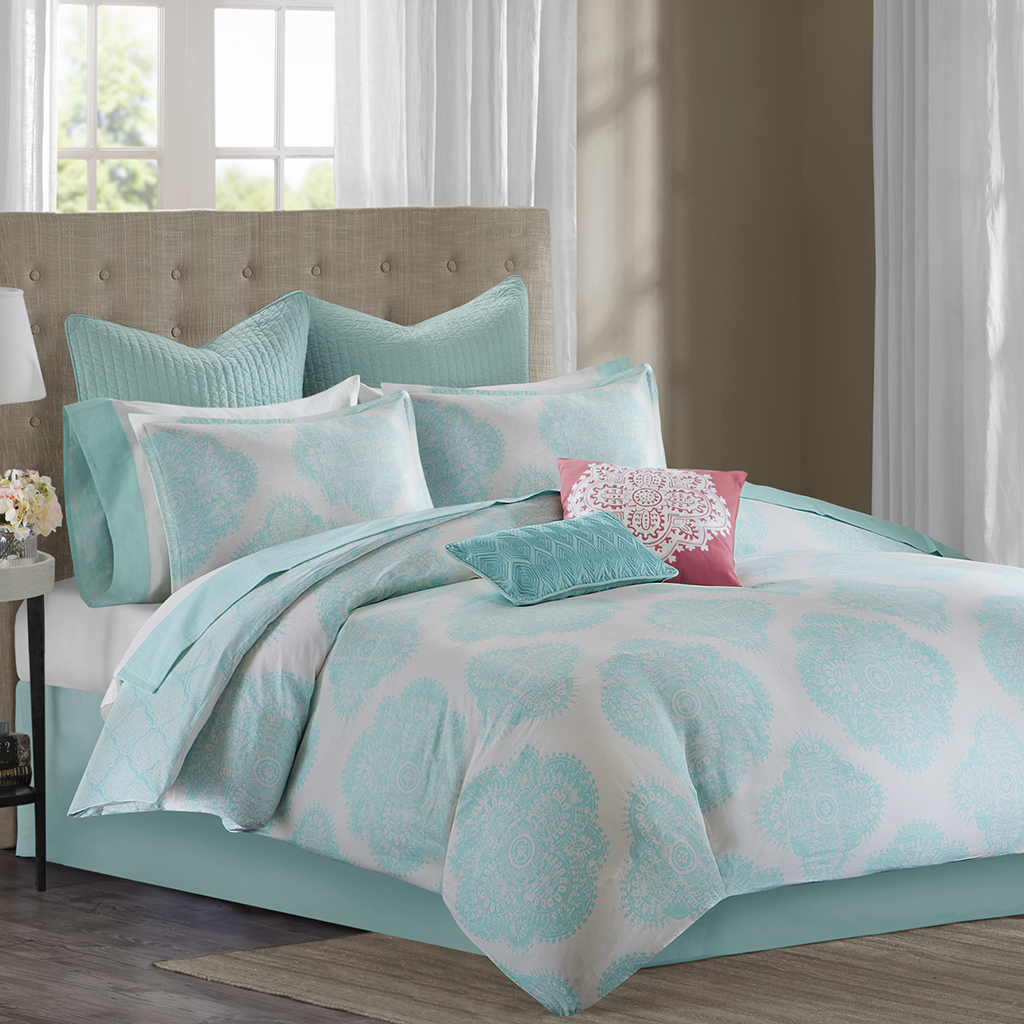 

Echo Design - Bindi Comforter Set - Aqua - King