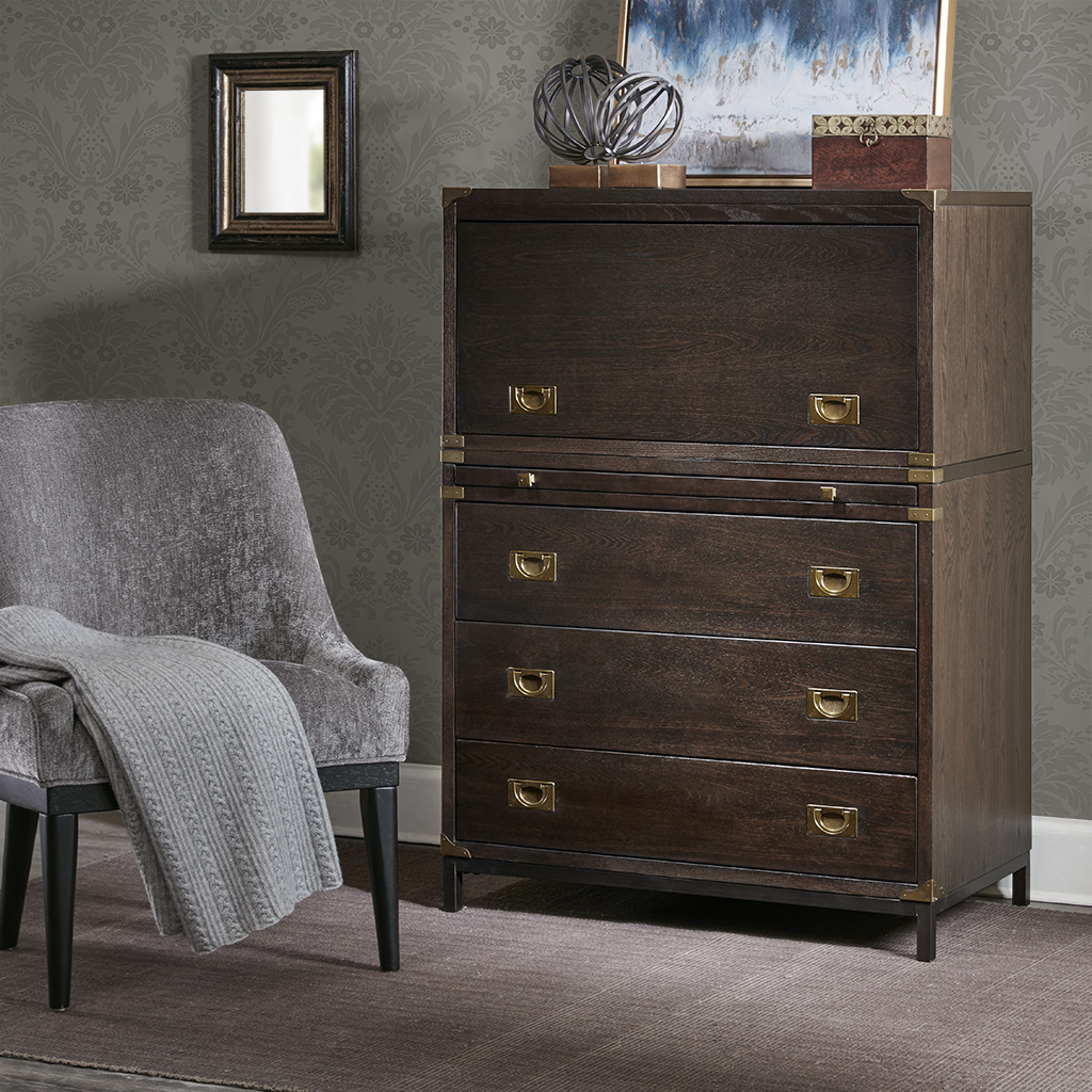 

Madison Park Signature - Voyager Accent Chest - Brown - See below