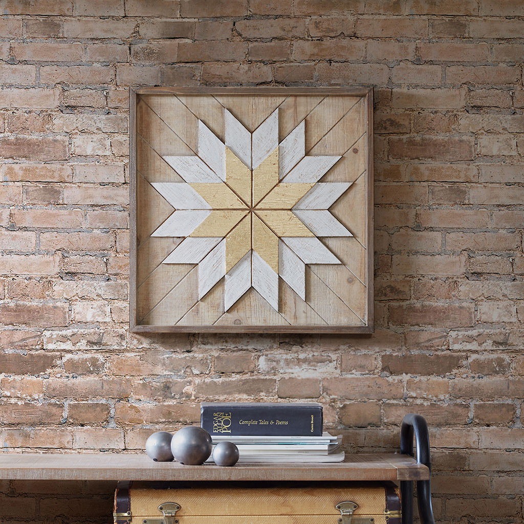 

INK+IVY - Solis Wood Wall Decor - Natural - See below