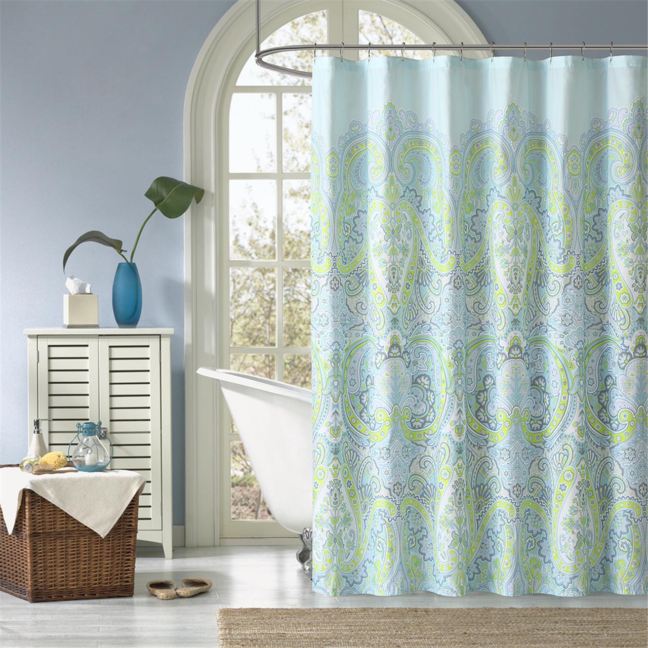 

Madison Park Essentials - Celeste Shower Curtain - Blue - 72x72